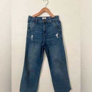 Kenzie Wide Leg Blue Jeans
